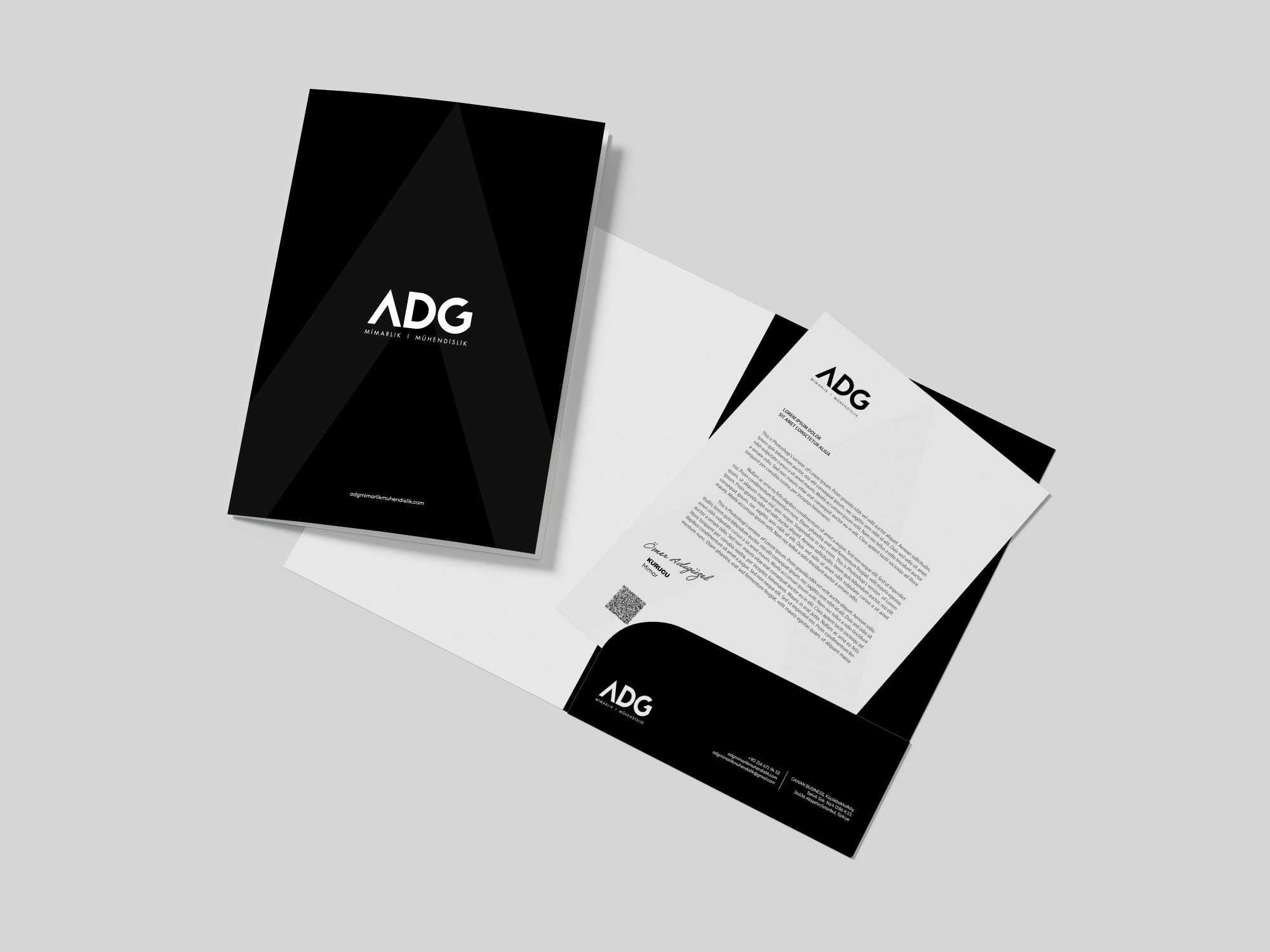 ADG Mimarlık kurumsal kimlik uygulamaları 2