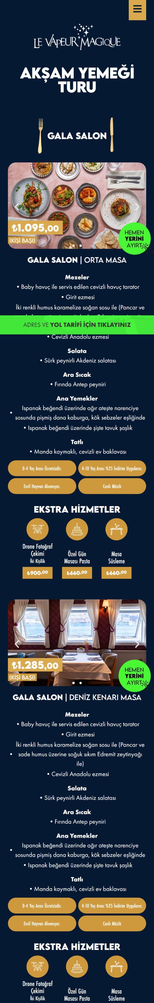 lvm.qrgood.tr QR menü telefon görünümü