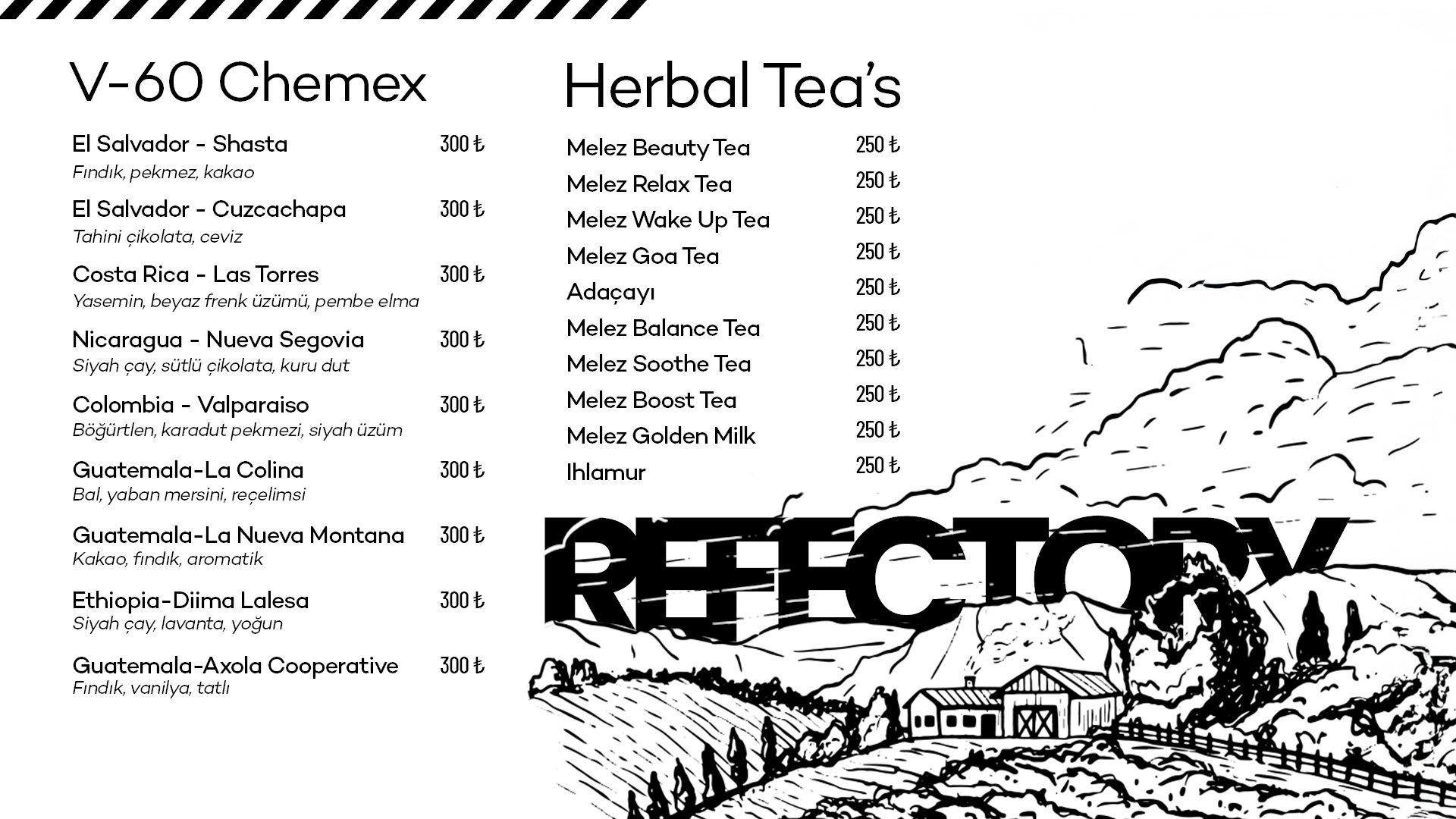 Refectory dijital menü tasarımları 4