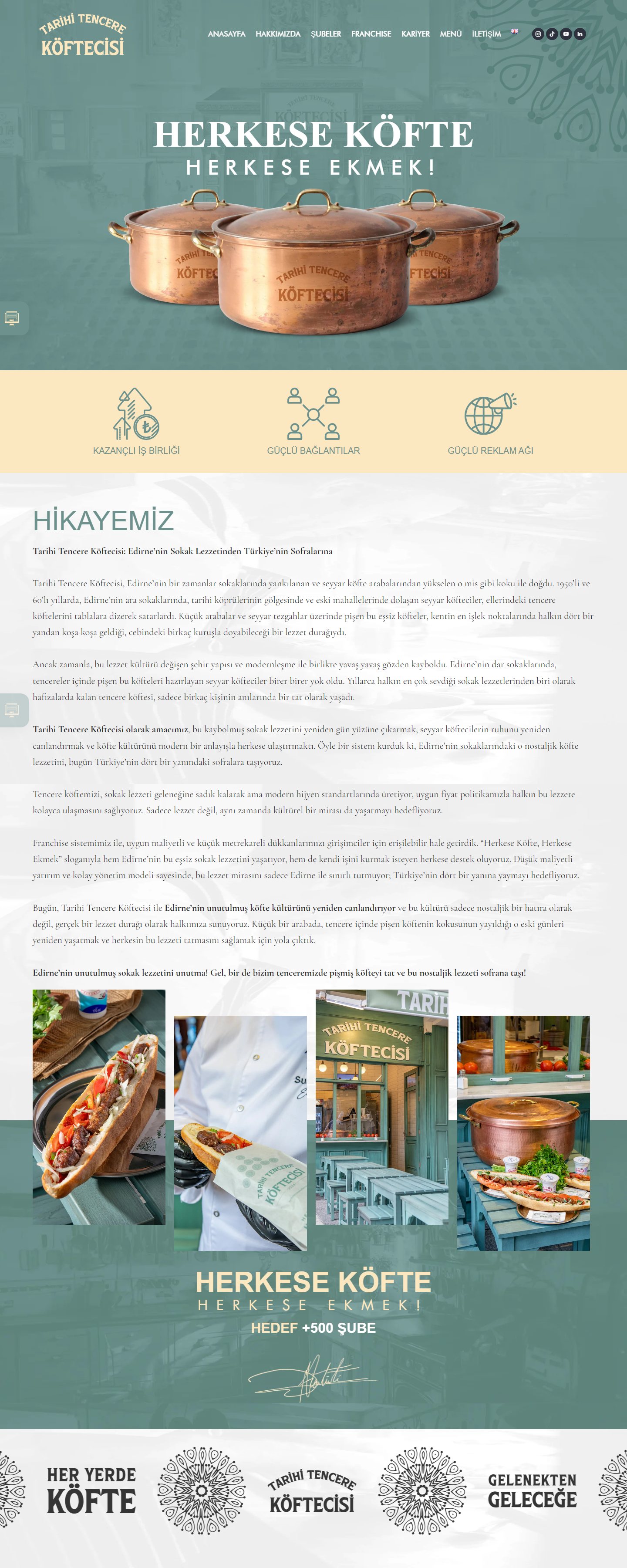tarihitencerekoftecisi.com web sitesi bilgisayar görünümü