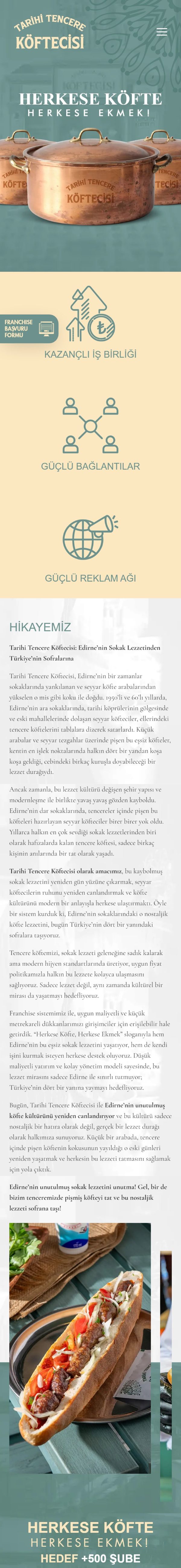 tarihitencerekoftecisi.com web sitesi mobil görünümü